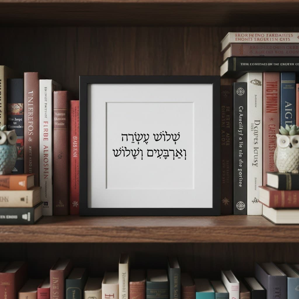 E-Ink display frame with word clock in dark mode